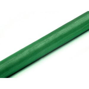 PartyDeco Organza smaragdová zelená 36cm x 9m