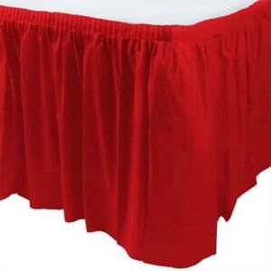 Amscan Banketová sukňa červená 426 x 73 cm