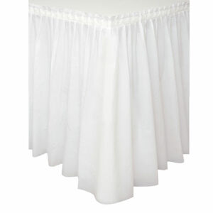 Amscan Banketová sukňa biela 426 x 73 cm