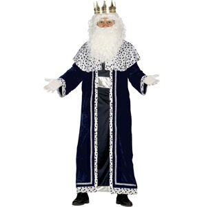 Guirca Kostým kráľ Melichar- modrý Veľkosť - dospelý: M