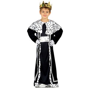 Guirca Detský kostým Kráľ Melichar - modrý Veľkosť - deti: XL