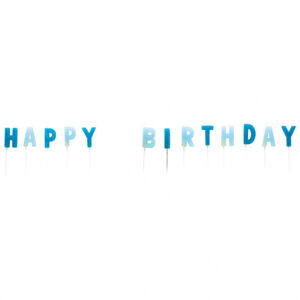 Amscan Sviečky Happy Birthday - modré