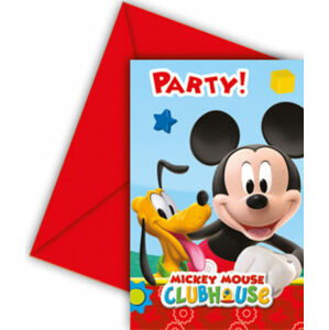 Procos Pozvánky Mickey Mouse 6 ks