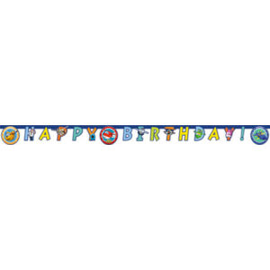 Procos Banner Happy Birthday - Super Wings