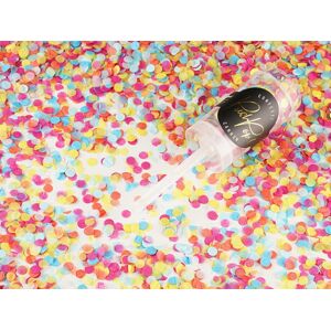 PartyDeco Malé Vystreľovacie konfety – mix farieb