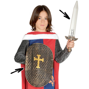 Guirca Detský štít s mečom