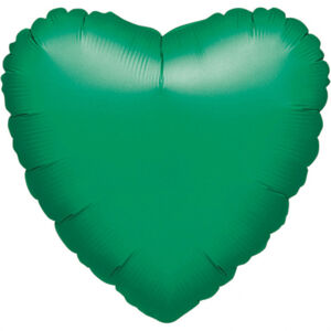Amscan Fóliový balónik srdiečko zelené