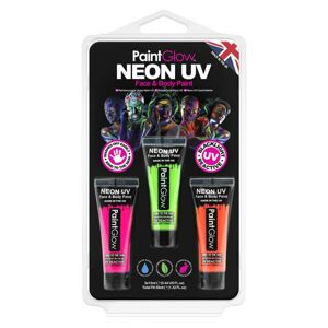 PGW Set UV Farieb na tvár a telo - neon PGO