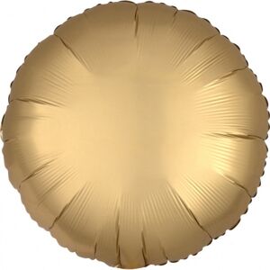 Amscan Fóliový okrúhly balón - Zlatý 43 cm