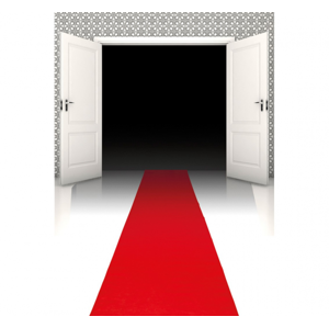 Boland Červený koberec Hollywood 450 x 61 cm
