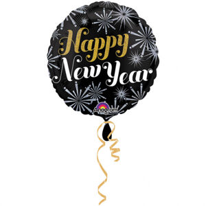 Amscan Fóliový balón Happy New Year - Silvester