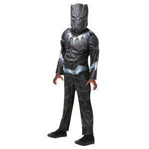 Rubies Detský kostým Black Panther Deluxe Veľkosť - deti: M