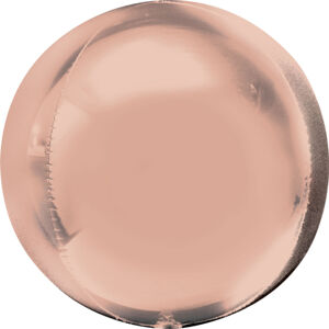 Amscan Ružovo-zlatý fóliový balón - guľa
