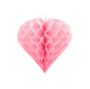 PartyDeco Visiaca dekorácia - Ružové srdce