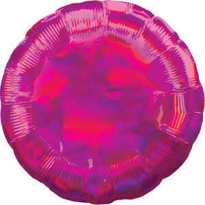 Amscan Fóliový balón - Holografický rúžový Kruh