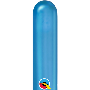 Qualatex Tvarovací balónik metalický modrý