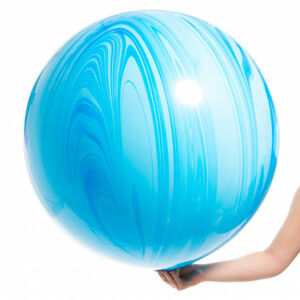 Qualatex Balón - Modrý achát 75 cm