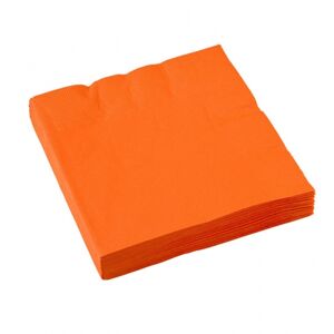 Amscan Oranžové servítky 25x25 cm
