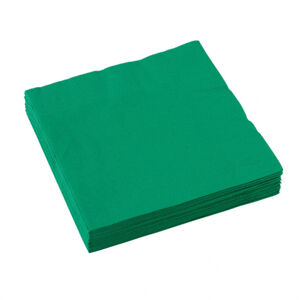 Amscan Slávnostná zelená servítky 25x25 cm