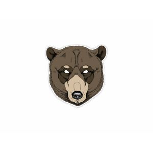 PartyDeco Maska medveď