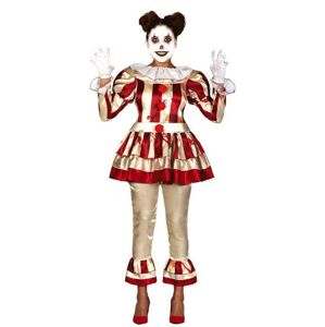 Guirca Dámsky kostým - Hororový klaun žena Veľkosť - dospelý: M