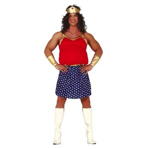 Guirca Pánsky kostým - Obézna Wonder Woman Veľkosť - dospelý: M