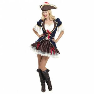 Amscan Dámsky kostým - Pirátska kapitánka Veľkosť - Dospelí: S