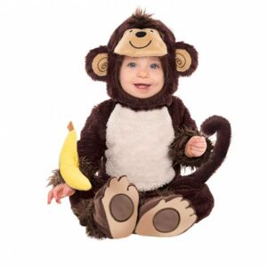 Amscan Kostým pre najmenších - Opička Veľkosť najmenší: 6 - 12 mesiacov