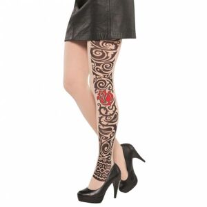Amscan Pančuchy s gotickým tetovaním