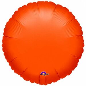 Amscan Fóliový balón - Metalický oranžový Kruh
