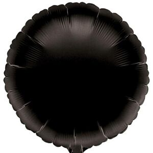 Amscan Fóliový balón - Čierny Kruh