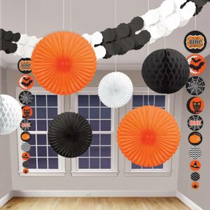 Amscan Set papierových visiacich dekorácií - Halloween 9 ks