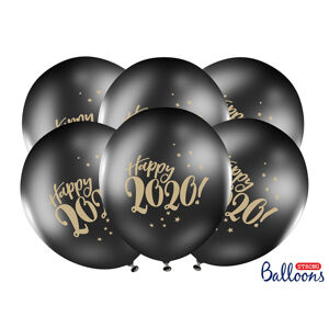 PartyDeco Balon - Happy 2020 (30 cm)
