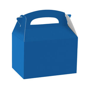 Amscan Papierový párty Box - modrý