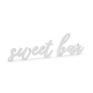 PartyDeco Drevená dekorácia - Sweet bar