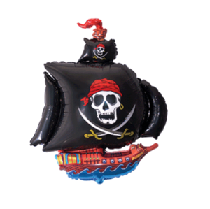 BP Fóliový balón - pirátska loď