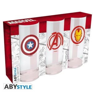 ABY style Sada pohárov Avengers (3 ks)