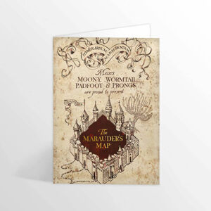 Minalima Pohľadnica Mapa Záškodníkov - Harry Potter