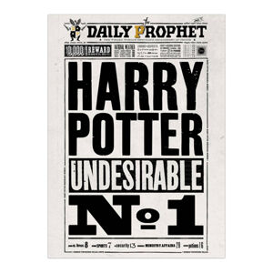 Minalima Plagát Denný prorok Harry Potter Undesirable No.1 - Harry Potter