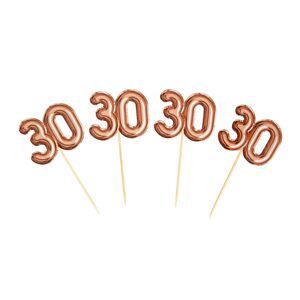 Godan Ozdoby na cupcakes - 30 ružovozlatá