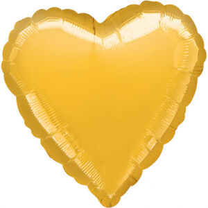 Amscan Fóliový balón Srdce zlaté