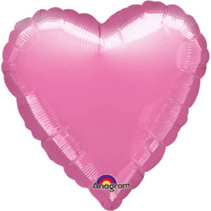 Amscan Fóliový balón Srdce levanduľa
