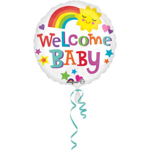 Amscan Fóliový balón - Welcome baby