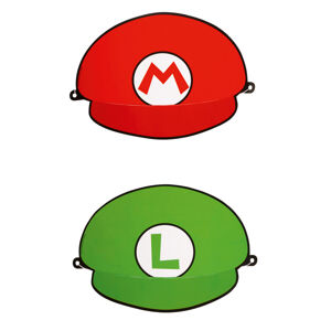 Amscan Párty čiapky - Super Mario 8 ks