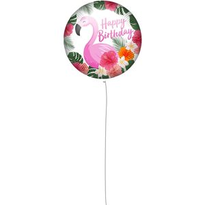 Procos Fóliový balón - Plameniak Happy Birthday 46 cm