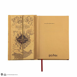 Distrineo Zápisník a mapa Harry Potter - Záškodnícka Mapa
