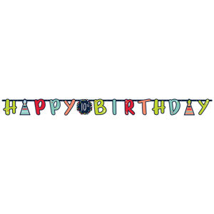 Amscan Jumbo banner - Happy Birthday mix 320 cm