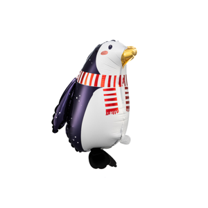 PartyDeco Fóliový balón - Tučniak so šálom