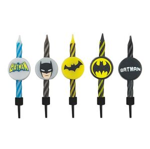 Distrineo Sada 10 narodeninových sviečok DC Comics - Batman