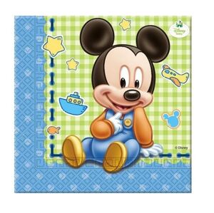 Procos Servítky Mickey Mouse - baby 20 ks
